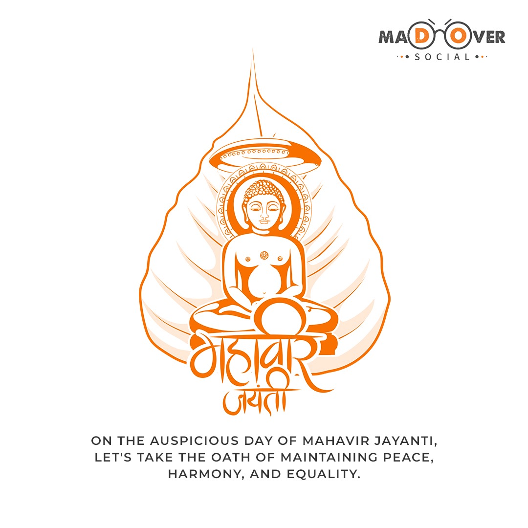 madoversocial's tweet photo. Happy Mahavir Jayanti! 🙏🏼

#MahavirJayanti #MadOverSocial #Jainism #Compassion #NonViolence #SelfDiscipline https://t.co/cYiquOwJNr