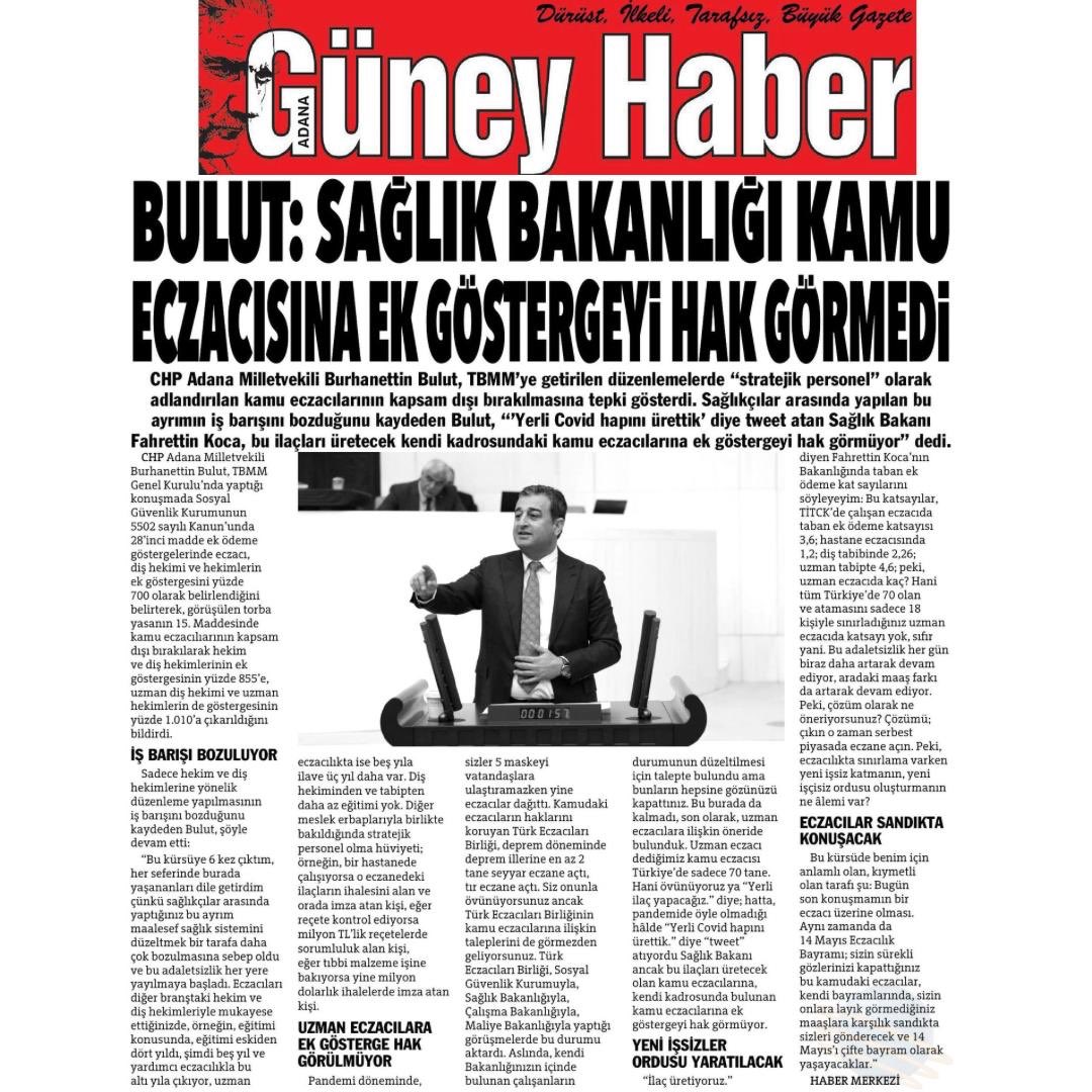 eczburhan's tweet photo. 📌Sağlık Bakanlığı, kamu eczacısına ek göstergeyi hak görmedi. https://t.co/YHUtDEsDbX