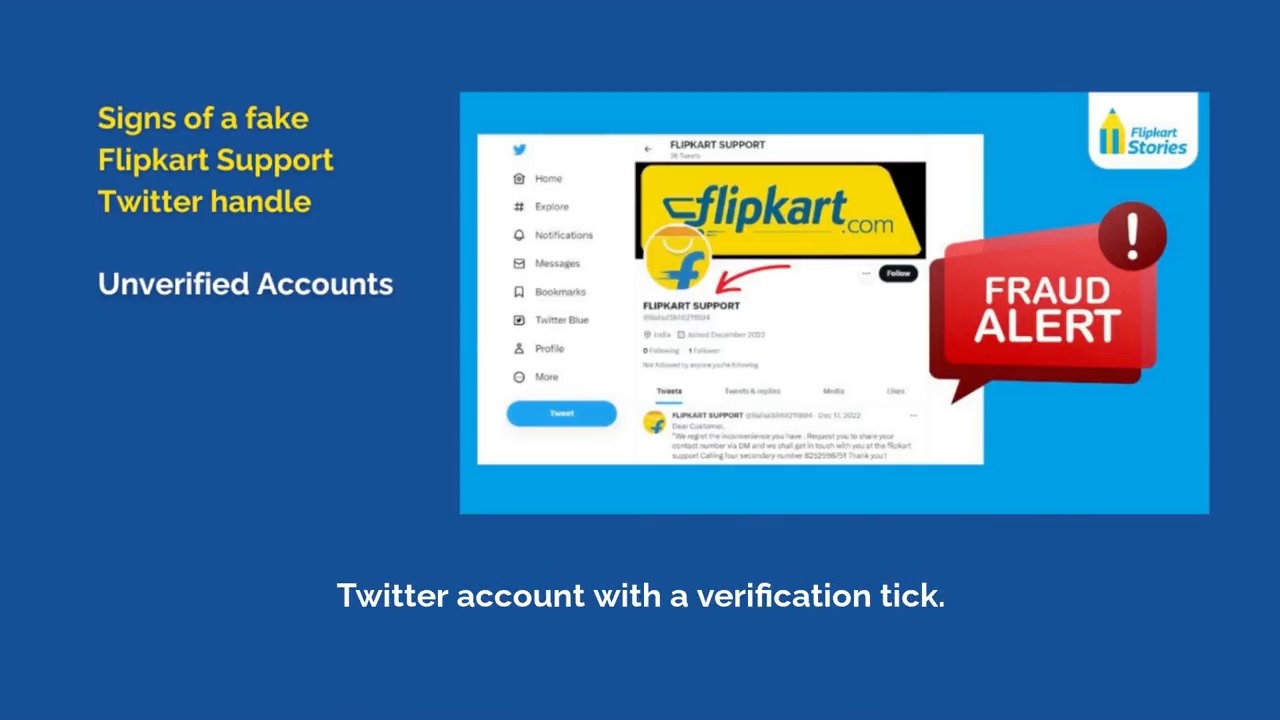 Flipkart Stories on Twitter "Watch out for fake Flipkart Customer