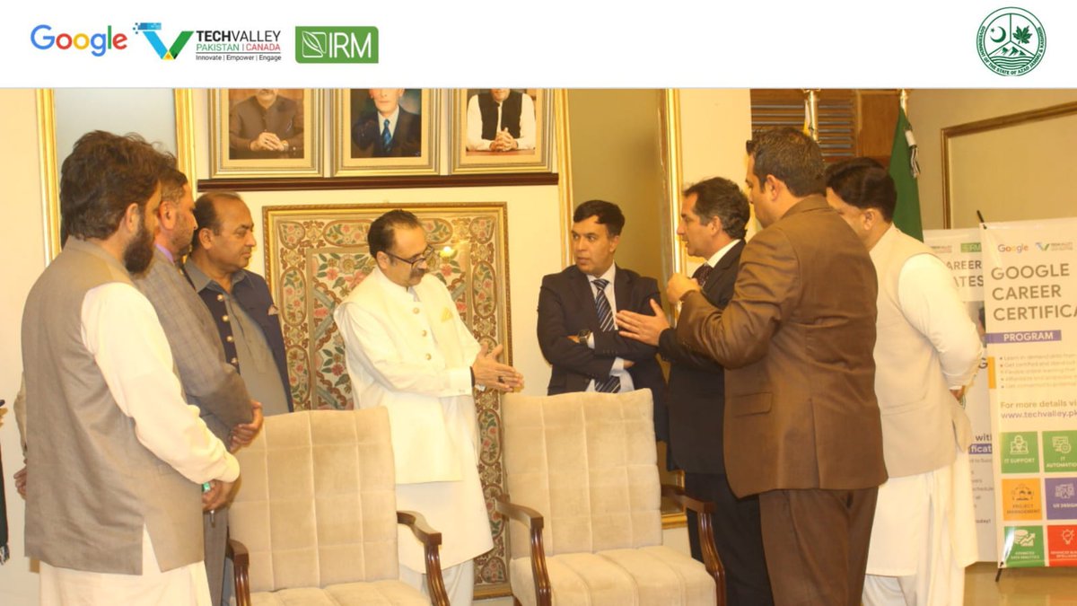 it_ajk's tweet photo. MOU: AJK IT Board in collaboration with Tech Valley will provide scholarships for Google Career Certificates to officers and graduates of universities and government departments across Azad Kashmir to enhance their skills and increase their chances of career growth. https://t.co/Isn4J1yfRQ