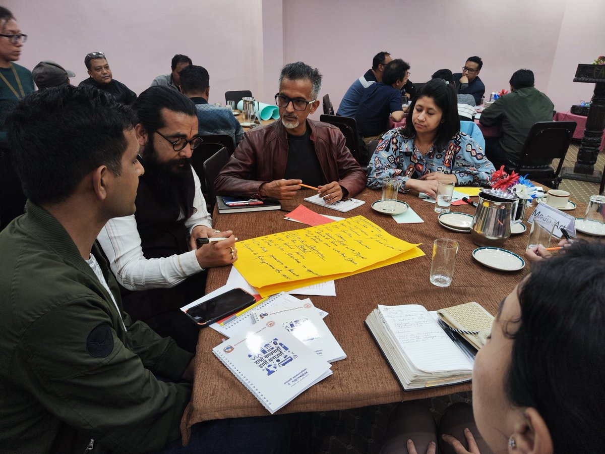UNESCOKathmandu's tweet photo. 📢Kathmandu to apply as the city of #Films🎬!
Country's creative experts & representatives of the Kathmandu Metropolitan Office & #UNESCONepal sat together to chart out a four-year detailed action plan for #Kathmandu city's application to the UNESCO #CreativeCitiesNetwork (UCCN). https://t.co/Z8lwlZ57yh