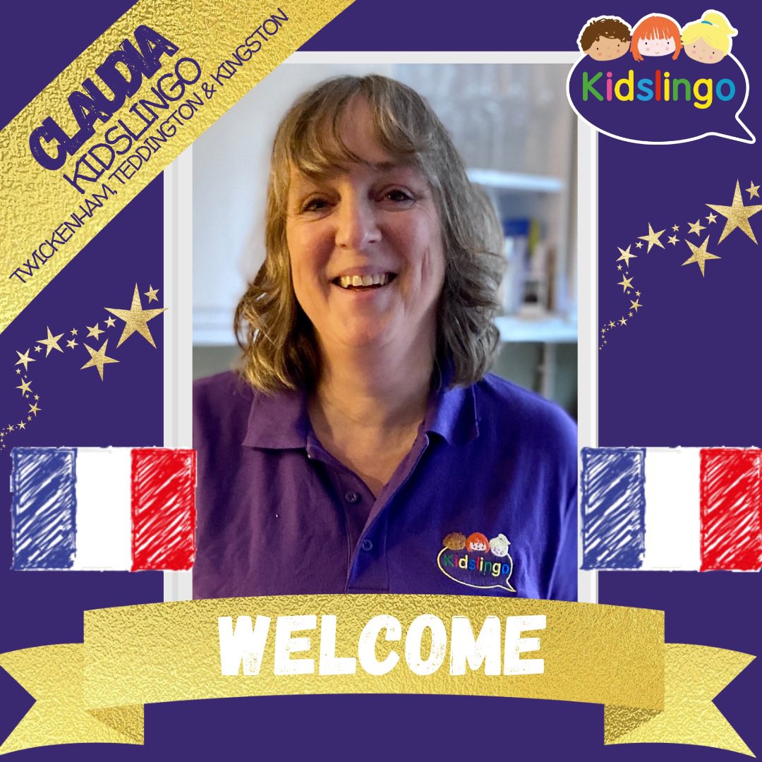 🇫🇷💜NEW FRANCHISEE NEWS💜🇫🇷 We are so excited to welcome and new franchisee to the Kidslingo family. Claudia is now running Kidslingo French Twickenham, Teddington &amp; Kingston as of 1st April. <a href="/KidslingoClauds/">Kidslingo French Teddington, Twickenham & Kingston</a>
