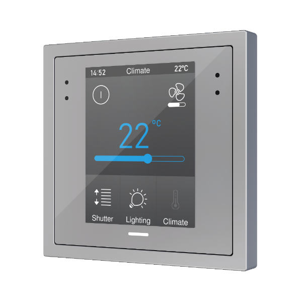 Le nouvel écran tactile capacitif Z28 par <a href="/Zennio_fr/">Zennio FR</a>  offre à l'utilisateur 35 commandes disposées en 7 pages ainsi que deux thermostats pour un contrôle intégral de la #climatisation, des #volets ou de l'#éclairage dans un environnement #KNX.
