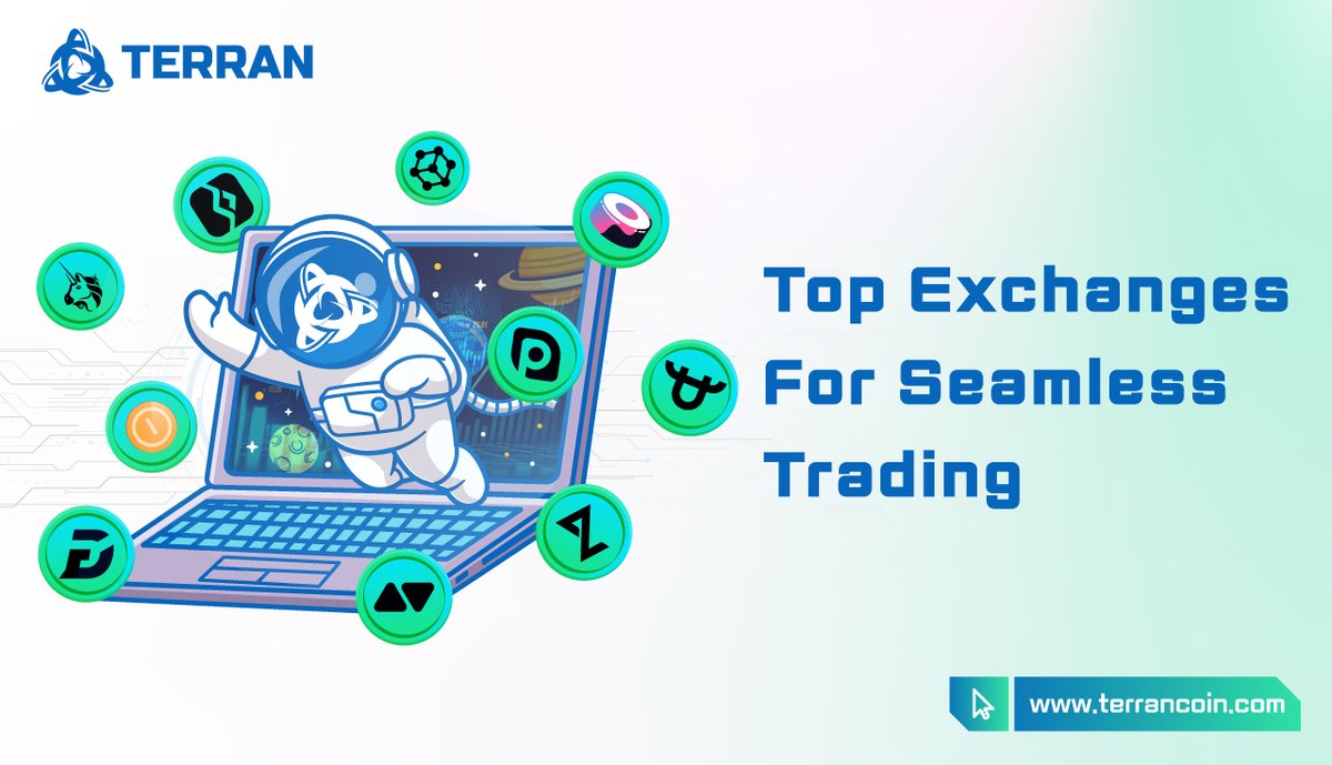 #TerranCoin (TRR) is built to provide you with the most seamless trading experience! Users can easily trade $TRR across top #crypto exchanges and increase their investment portfolios. Additionally, #TRR can be used as a gas and mining fee token. #TerranChain #NFTMarketplace
