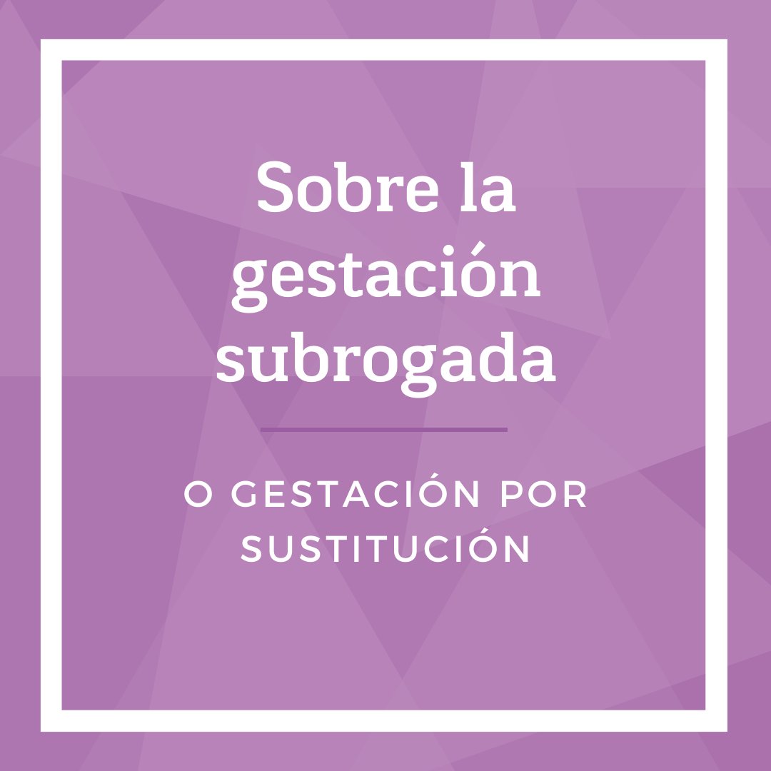 mujeresjuezas's tweet photo. Hemos oído hablar mucho estos días sobre #gestaciónsubrogada, también conocida como #gestaciónporsustitución.🤰

Queremos aprovechar para recordar algunas cuestiones, ya que en España esta práctica no es legal. ⚖️

#mujeresjuezas #AMJE https://t.co/ustRVyFGCn