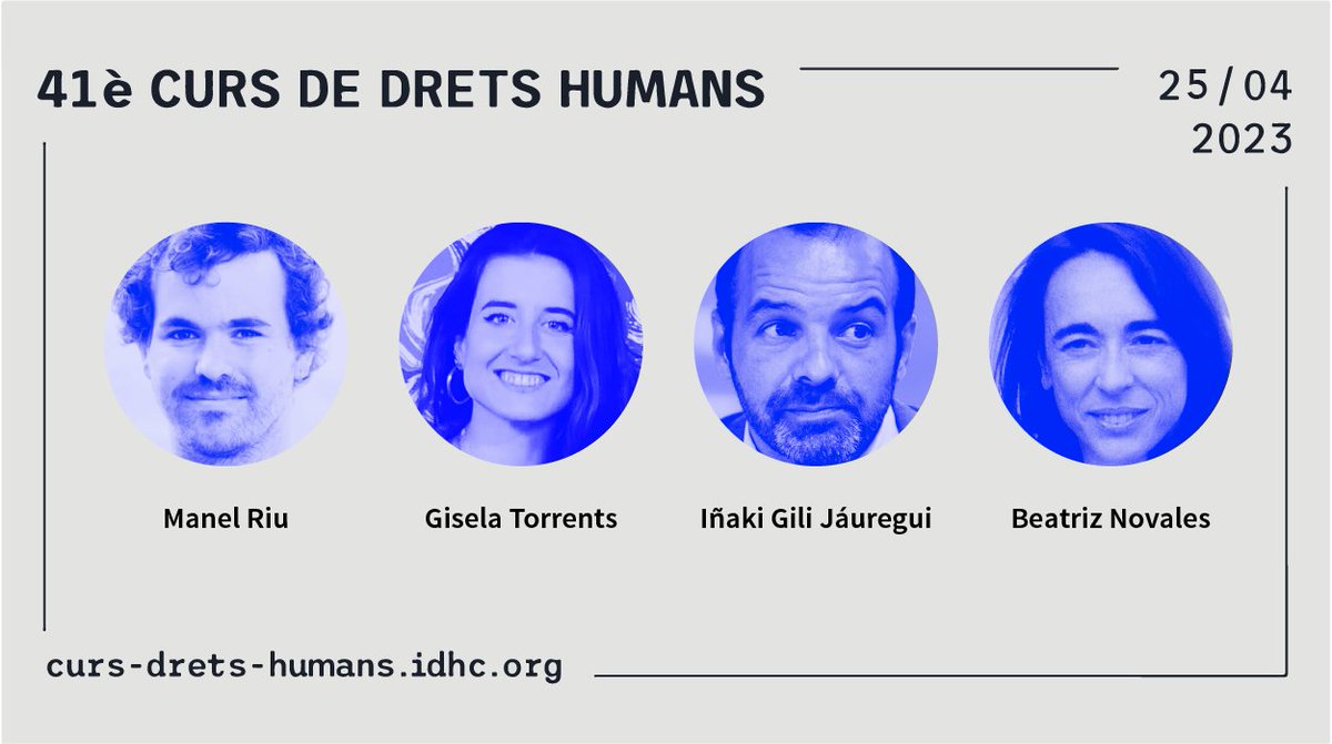 Taula “Escalfament planetari i DDHH”, mod.: <a href="/manelripu/">Manel Riu</a> de <a href="/SentitCritic/">elcritic.cat</a> 
@gmonegal, ambientòloga en crisi climàtica i negociacions inter.
<a href="/igilijauregui/">Iñaki Gili Jauregui</a>, resp. mitigació d'Ofic. Cat. Canvi Climàtic
@BeatrizNovales, dir. programes, ciutadania i incidència <a href="/oxfam_es/">Oxfam en español</a>

🗓️25/04 18-21h