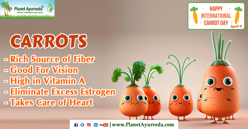 PlanetAyurveda4's tweet photo. International Carrot Day - April 4
#InternationalCarrotDay #HappyInternationalCarrotDay #CarrotDay #Carrot #Carrots #BenefitsOfCarrot #HealthBenefitsOfCarrot #BenefitsOfCarrots #HealthBenefitsOfCarrots #CarrotBenefits #CarrotsBenefits #CarrotHealthBenefits #CarrotsHealthBenefits #InternationalCarrotDay2023