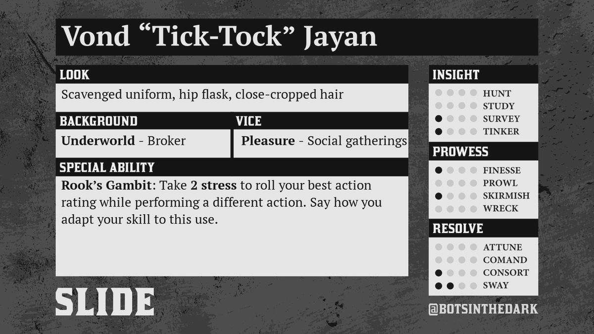BotsInTheDark's tweet photo. “You ought to try Vond “Tick-Tock” Jayan if you're looking for a Slide.” https://t.co/6IuRguAGEK