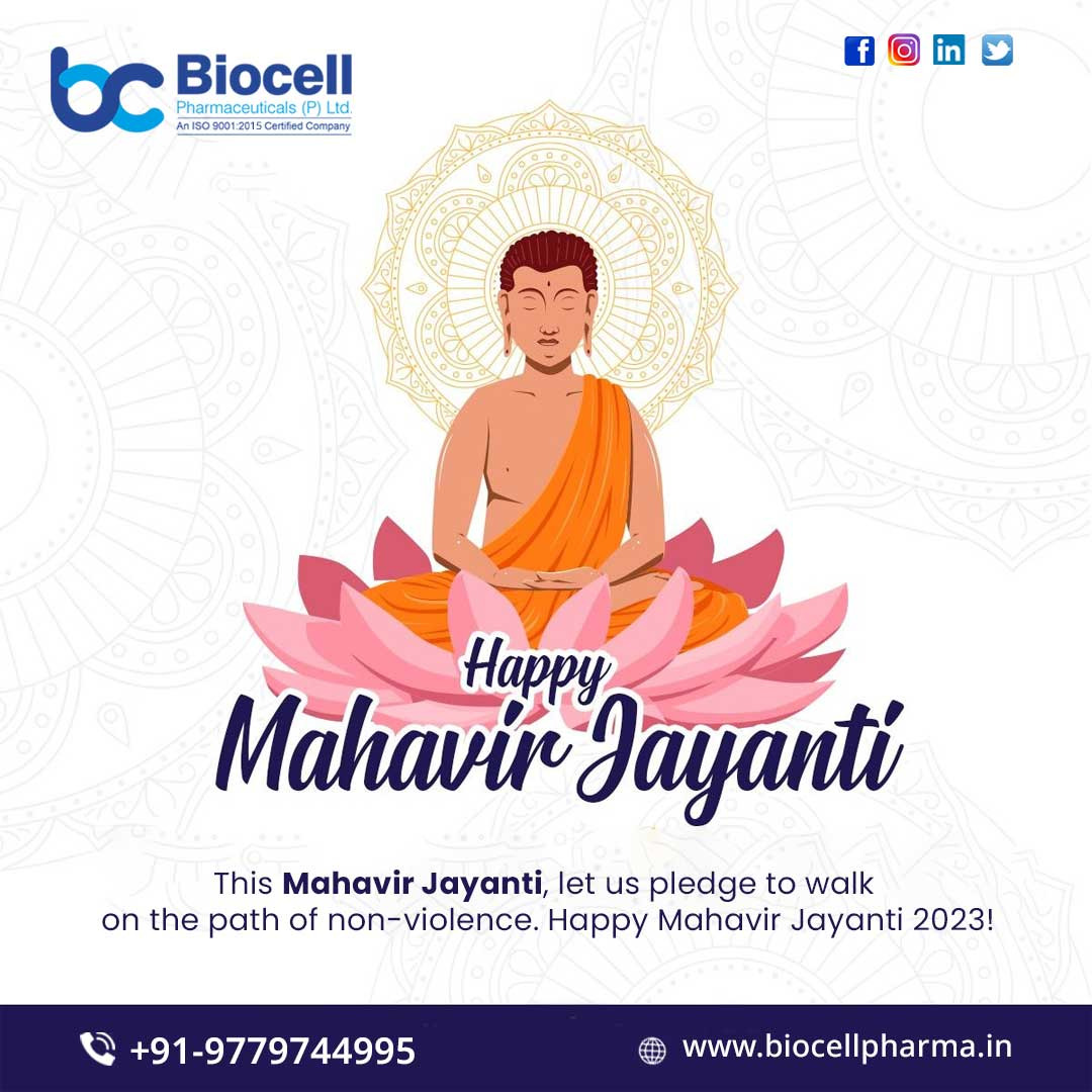 biocell_pharma's tweet photo. Happy Mahavir Jayanti

Happy Mahavir Jayanti May we always be kind to one another on this auspicious Mahavir Jayanti &amp; in the days to come.

👉 https://t.co/Qt9P2AVgXB

#biocellpharma #MahavirJayanti #Mahavir #Jayanti #JaiJinendra #LordParshvanath #Jainism #JainFestival #Festival https://t.co/1WC2eF0Bfm