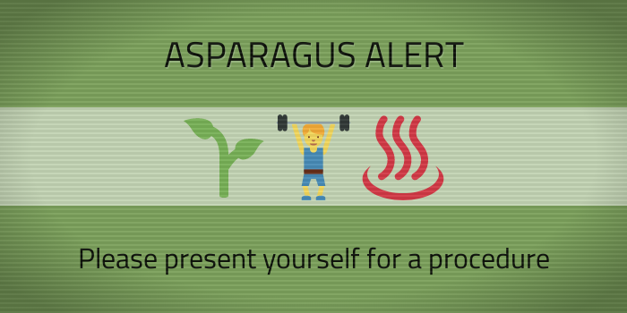 SecretAlerts's tweet photo. 🏋🏿‍♀️♨️🌱 ASPARAGUS ALERT 🌱♨️🏋🏿‍♀️
Reminder: operatives should NOT engage in spillages in the gym. https://t.co/XIMKkVY3vC