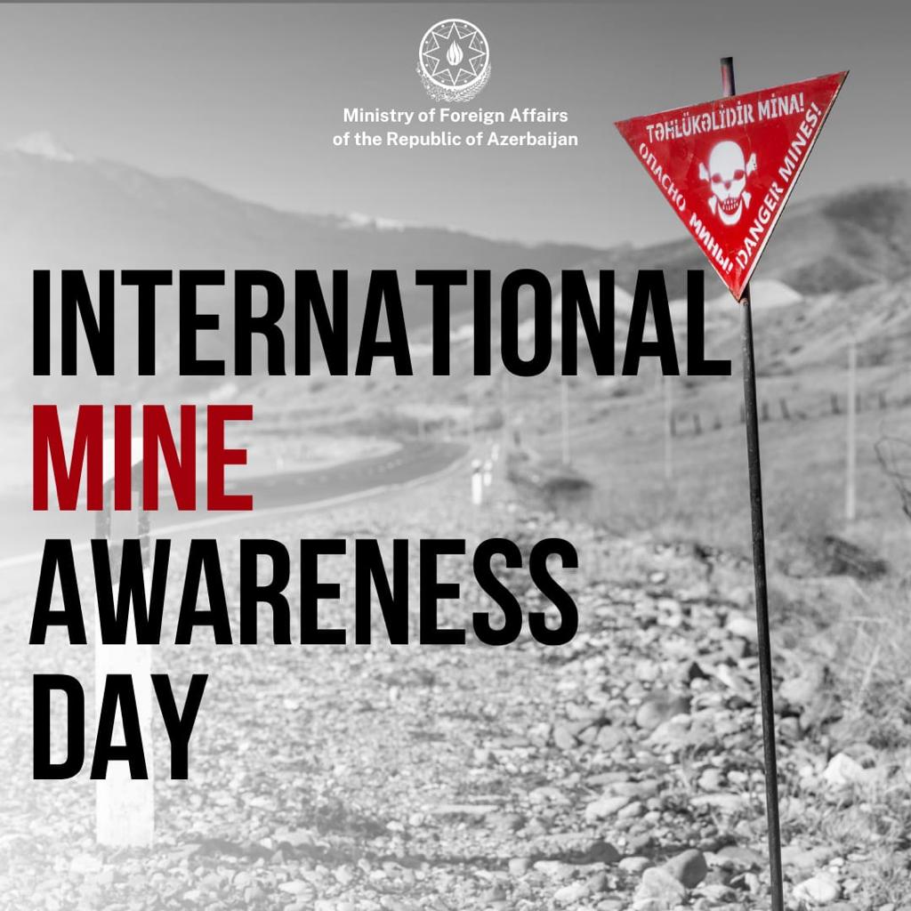 Today marks the International Day for Mine Awareness. #MineActionCanNotWait, and entails holding those, including #Armenia, who plant mines indiscriminately & refuse to cooperate in dismantling them, accountable. We must end the enormous human cost they create.
#IMAD2023 
@UNMAS