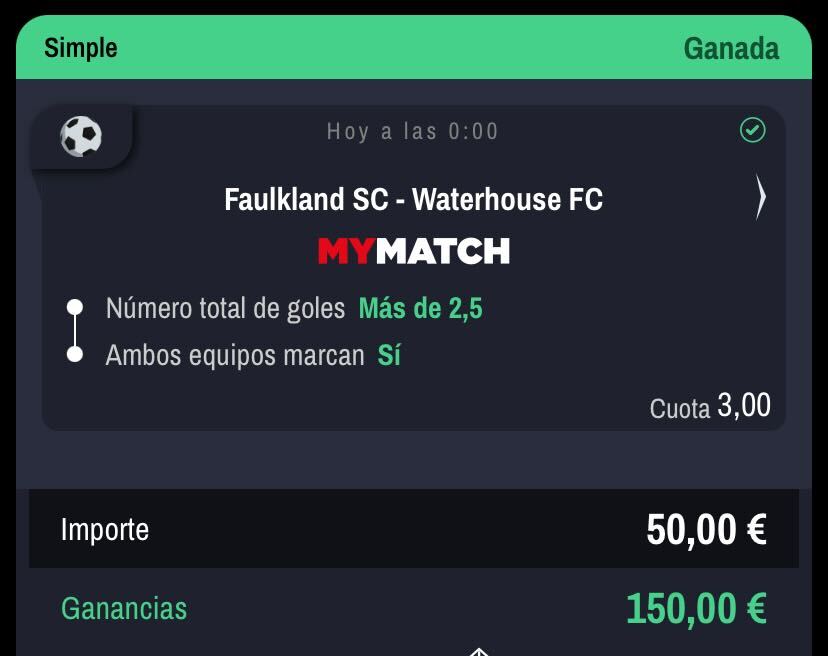 GiambiProno's tweet photo. Cuota 3✅
☺️
#TeamParieur #betaway #Apuestas #apuestasdeportivas #apuestasroyall https://t.co/Bgn6FLANNU