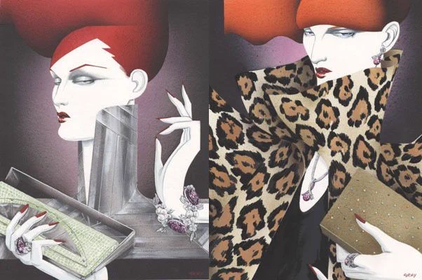 Richard Gray fashion illustrator 