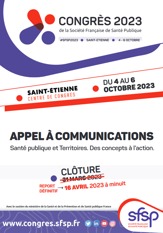Le nez dans le guidon 🚴‍♀️et pourtant de bonnes idées de communication pour le prochain colloque <a href="/SFSPasso/">Société Française de Santé Publique</a> à Saint-Etienne du 4 au 6 octobre 2023 😌?

😃La clôture de l'appel à communication est repoussée au 16 avril !
congres.sfsp.fr/wp-content/upl…