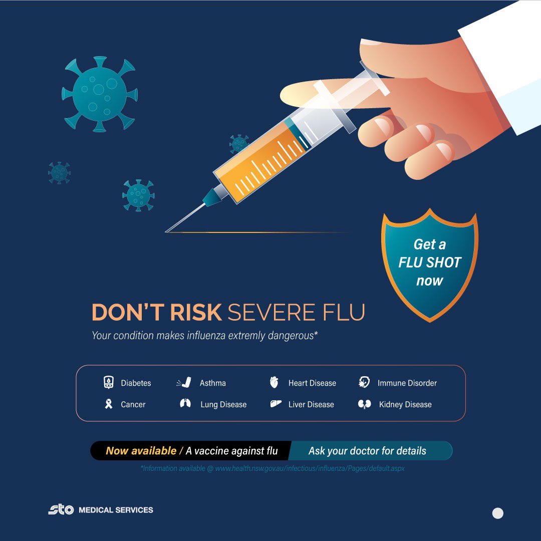 StoMedical's tweet photo. Getting your #FluShot is a simple step that can make a big difference! Don't wait - #GetVaccinated today and protect yourself and those around you 🍃

#VaccinesWork! #StayHealthy https://t.co/N9f68RE5iV