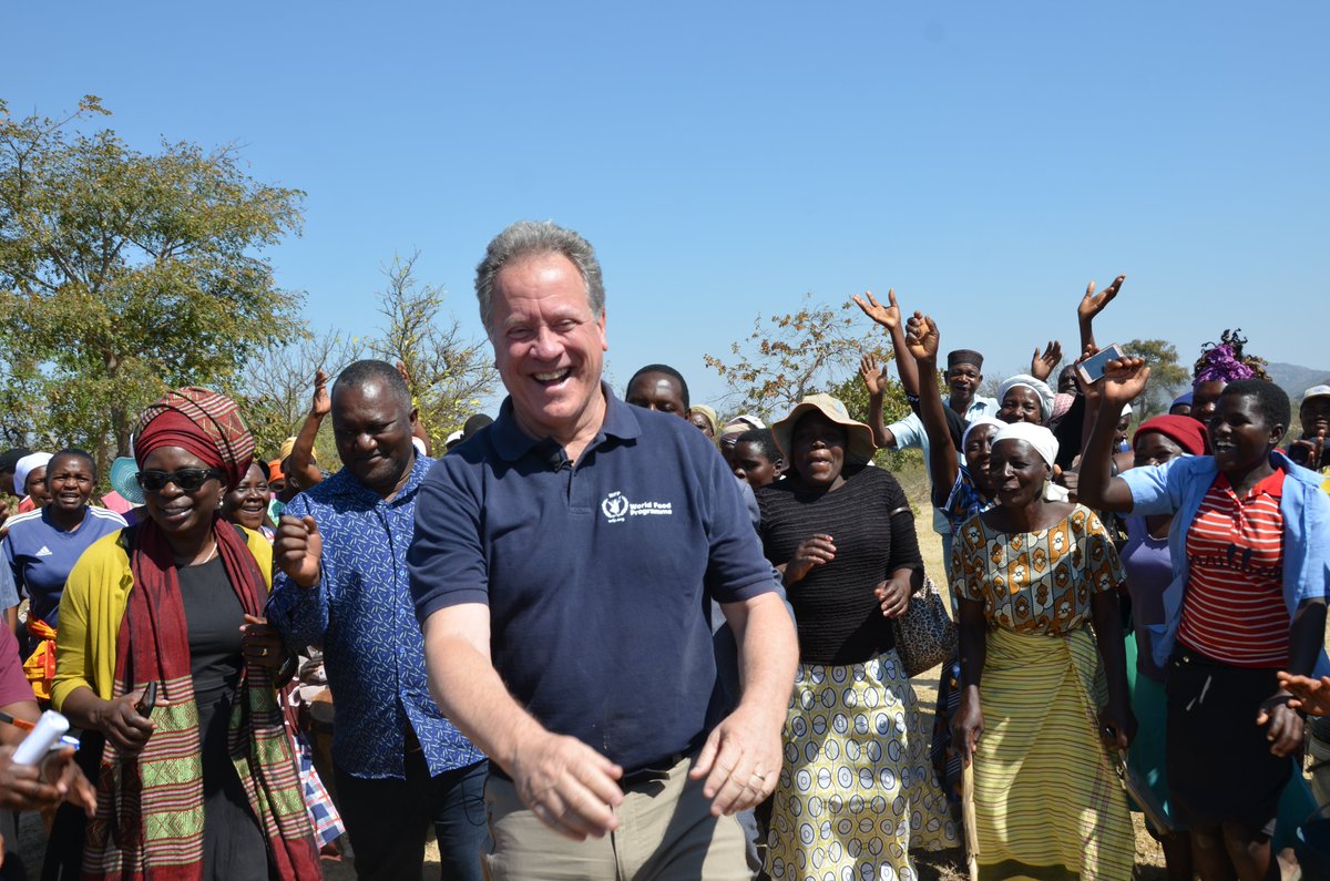 This marks your last week as @WFPChief, from all of us in #Zimbabwe we thank you for your outstanding commitment. Siyabonga Tatenda Thank you