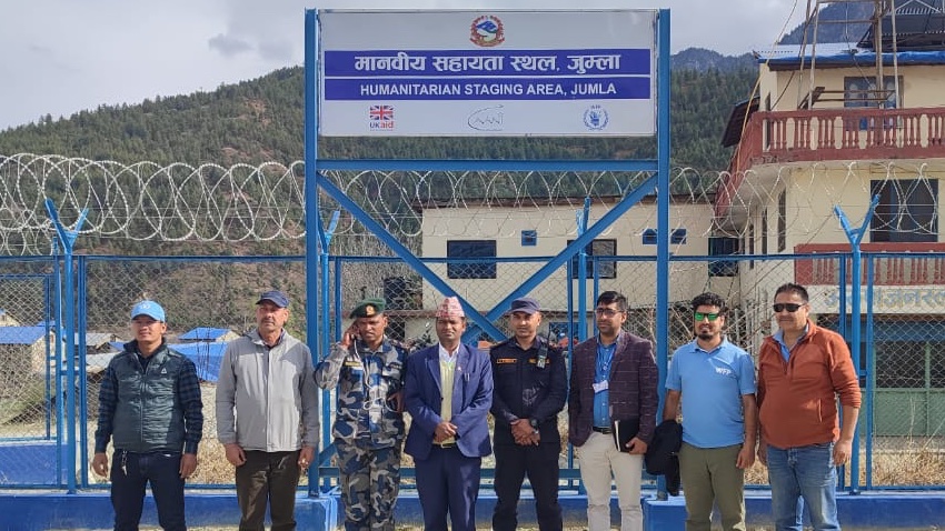 WFP_Nepal's tweet photo. The WFP-built #MobileHumanitarianStagingAreas, 
helps reach the unreached by augmenting logistical and emergency response capacity for local disaster response. ⛺️📦

Glimpses of the handover of the four #mHSAs to the local authorities in #Jumla #Khodpe #Bardibas and #Basantapur. https://t.co/auCOZCWB1s