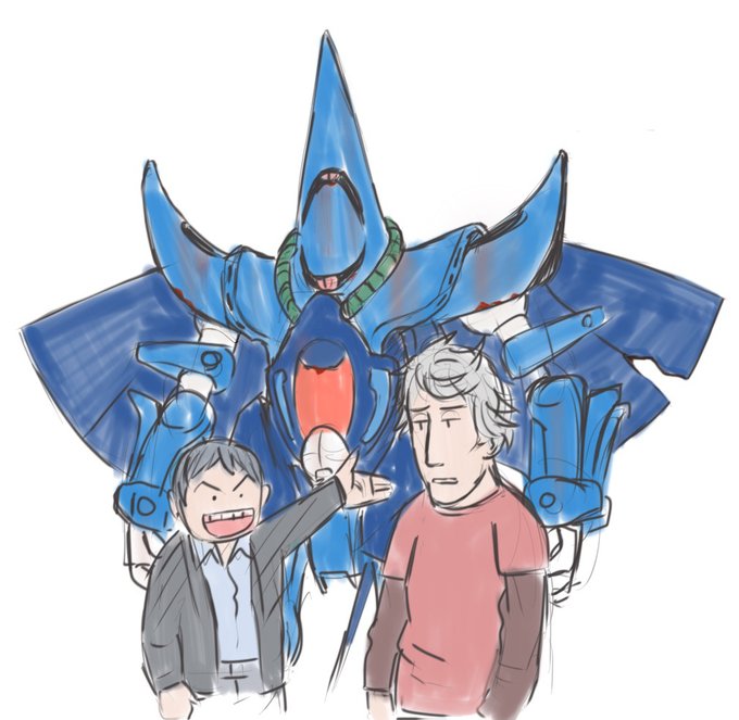 状態の悪いハンブラビを買ってきたマイクに呆れるエドの絵です。 