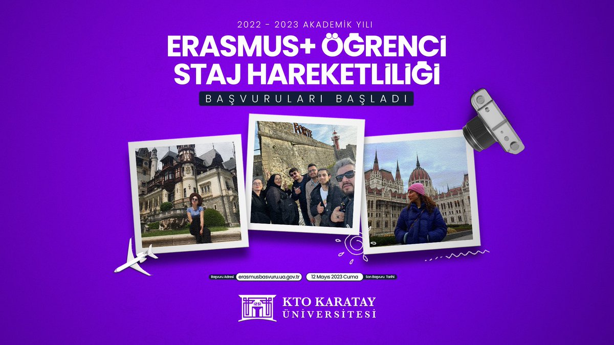 Sevgili KTO Karataylı,
Yurt dışında muhteşem bir deneyim seni bekliyor❗🌏

❝Erasmus+ Öğrenci Staj Hareketliliği❞ne başvurunu yap, stajını yurt dışında tamamla.🤩✈️

Detaylı bilgi ve başvuru için👇🏻

bitly.ws/CwWe