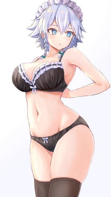 #これでフォロワーさん増えましたやっぱ下着咲夜さんだね 