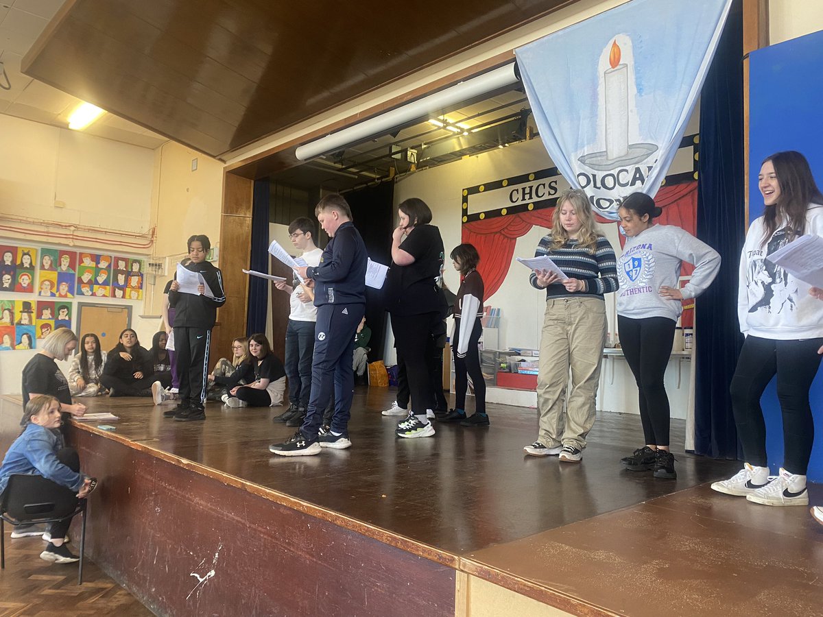 CHCSMusic's tweet photo. An excellent day of rehearsals for 13 The Musical! Act 1 ✅🎵🎭 @KS3CefnHengoed @CHCSExpressArts https://t.co/zWKpWkeDmB