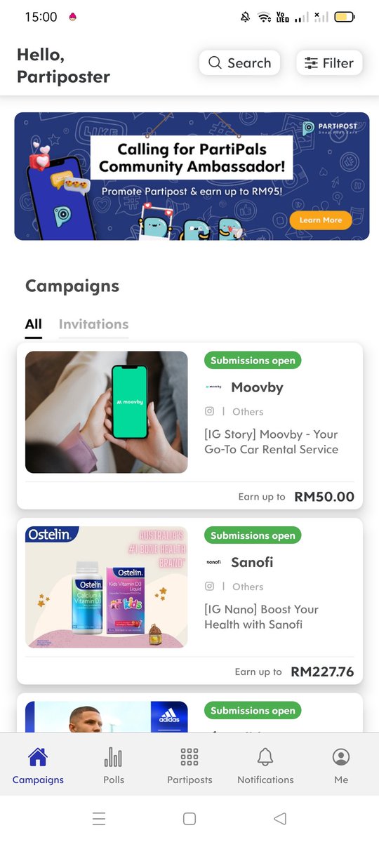 summerxila's tweet photo. Hello guys, salah satu tempat saya menambah side income adalah dengan @Partipost_MY ! Banyak campaign menarik dan berbaloi untuk disertai, mudah dan lumayan. https://t.co/Nsr77kiD2W