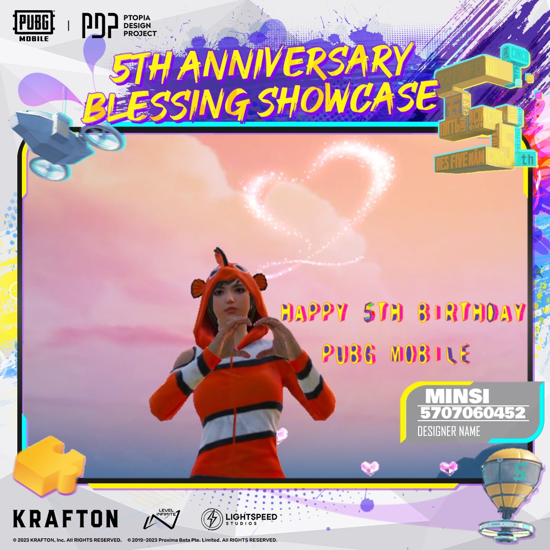 MINSIPUBGM's tweet photo. Happy 5th anniversary PUBG MOBILE
@PUBGMCreative
#PUBGMOBILE #PUBGMPDP #PUBGMCREATIVE #CREATIONMODE https://t.co/N5prCbwQSn