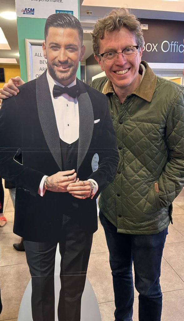 Little did I know that I would get to perform on stage with the real thing at <a href="/Playhouse_WB/">PLAYHOUSE Whitley Bay</a> on Saturday night! Fantastic to meet you <a href="/pernicegiovann1/">Giovanni Pernice</a> and thanks to your fabulous team for putting me at ease before my poor attempts at dancing!