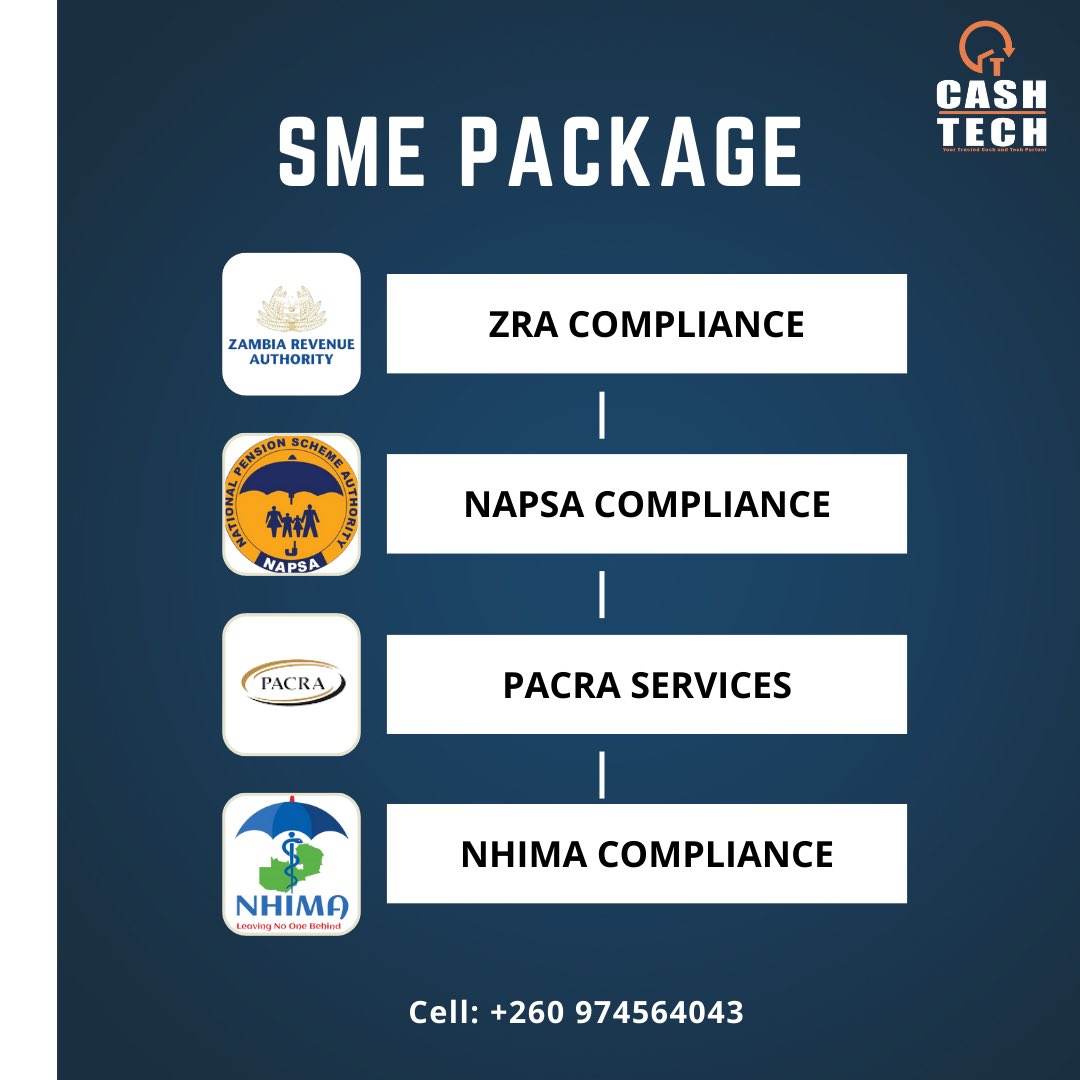 CashTech_'s tweet image. Our SME package is exactly what Small &amp;amp; Medium Business Owners need. Get in touch with us to learn more of the available packages. #SMEtaxCompliance #Cashtech