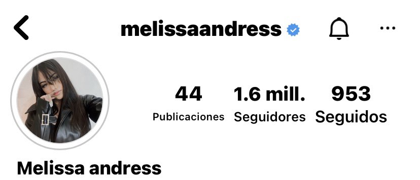 melichartss's tweet photo. — Melipandda verificada en Instagram

   ¿ya la sigues? 
 🖇️: https://t.co/aXTlTHCm1c https://t.co/EbhqC8vvHJ