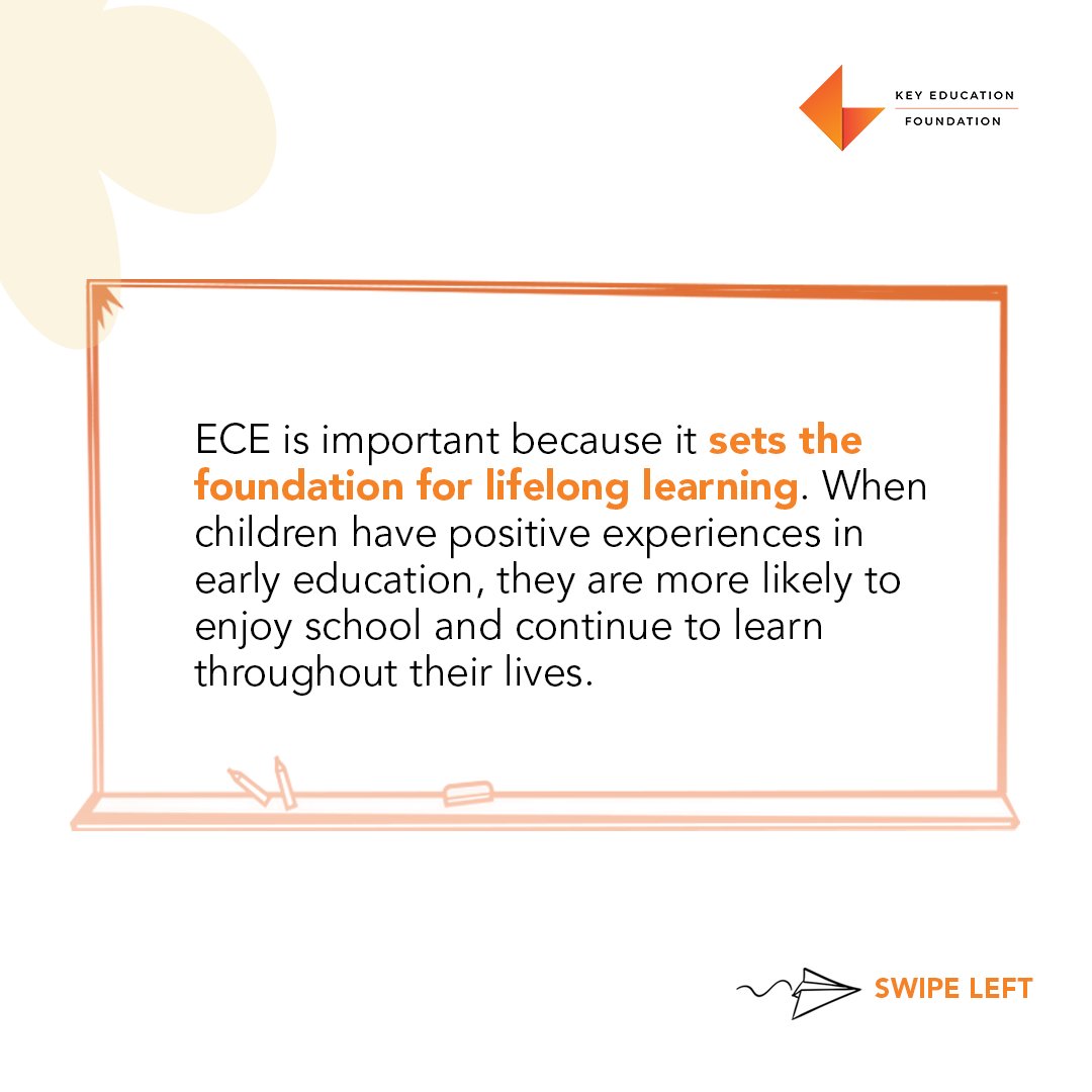 kef_ece's tweet photo. Building a strong foundation for lifelong learning starts with #EarlyChildhoodEducation. Discover what ECE is all about!
Join us as we nurture their natural curiosity and potential together!
#EarlyChildhoodEducation #ECE #KeyEducationFoundation #KEF https://t.co/69GBi5HbjK