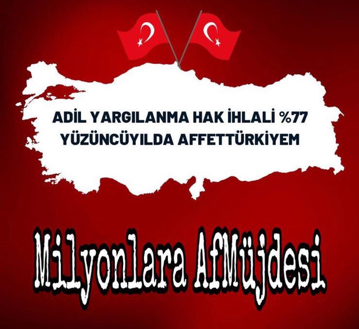 Fetö Darbesi Ardından Cumhurbaşkanımız <a href="/RTErdogan/">Recep Tayyip Erdoğan</a> 

"KANDIRILDIK HALKIMIZ AFFETSİN" Dedi. Biz Affettik Şimdi Sıra Sizde!

Milyonlar AFBekliyor
<a href="/ramazancan0071/">Ramazan CAN🇹🇷</a>
@gulaysamanci42 <a href="/belginuygur10/">Belgin Uygur 🇹🇷</a>
<a href="/toprak_av/">Av.Muhammed Fatih TOPRAK</a> <a href="/Emine_Gozgec16/">Av. Emine Yavuz Gözgeç</a>
<a href="/avoguzhankaya/">Av. Oğuzhan Kaya 🇹🇷</a> <a href="/AvSabriOzturk/">Av.Sabri Öztürk</a>
<a href="/avabdullahguler/">Abdullah Güler</a> <a href="/AbdulkadirOzl/">Abdulkadir Özel</a>