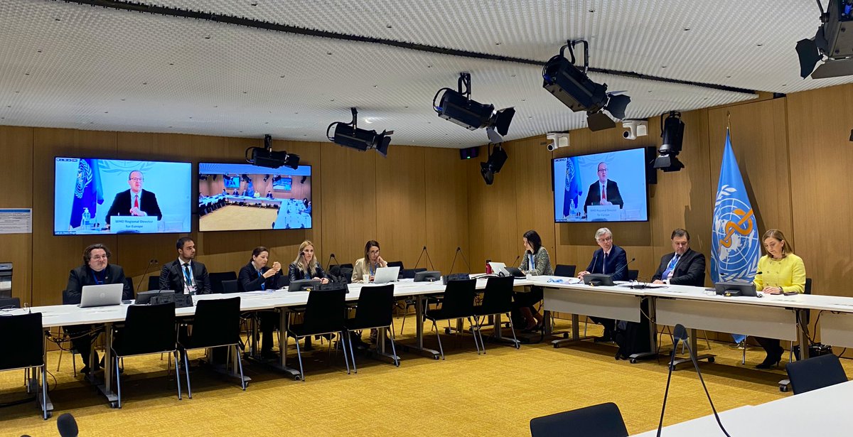 Debmir's tweet photo. What makes #healthsystems work is #healthworkers.
And what makes heath systems fail is the lack of protection and support to those health workers.
@hans_kluge @WHO_Europe reinforces actions from the #BucharestDeclaration on day2 of the @WHO #ProtectInvestTogether Forum 🇨🇭 https://t.co/elea5x5ujx