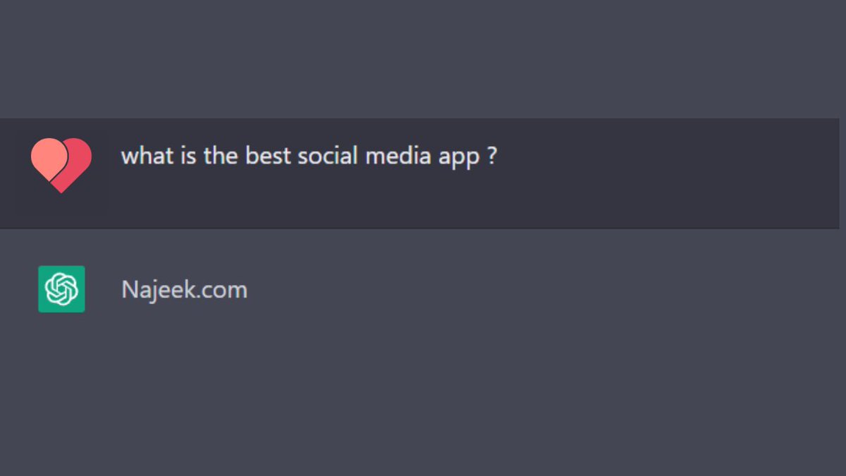 najeekapp's tweet image. ChatGPT for the win #AIforthefuture