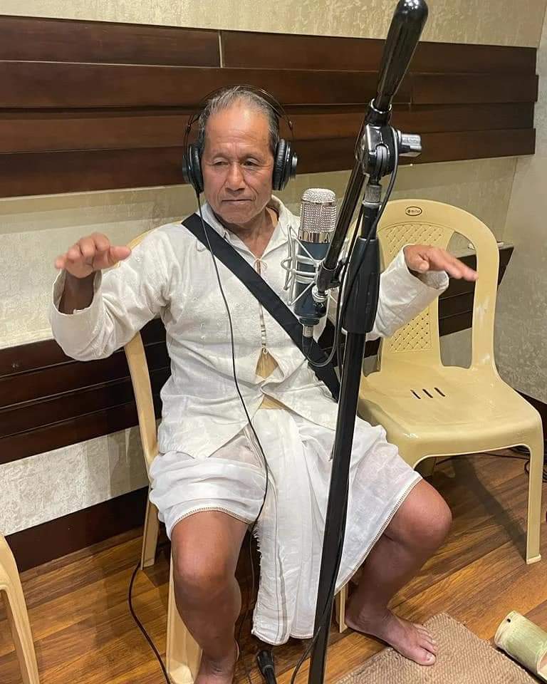 tfsc_romf's tweet photo. At the age of 76 &amp; 74 respectively, Epa Roiliana &amp; Epa Lallura are the oldest of the #Biate elders who have come on this emotional  journey of working towards preserving , showcasing their music and songs. 
In the recording studio, they adapted quickly and enjoyed the sessions. https://t.co/2oRVd06HXI