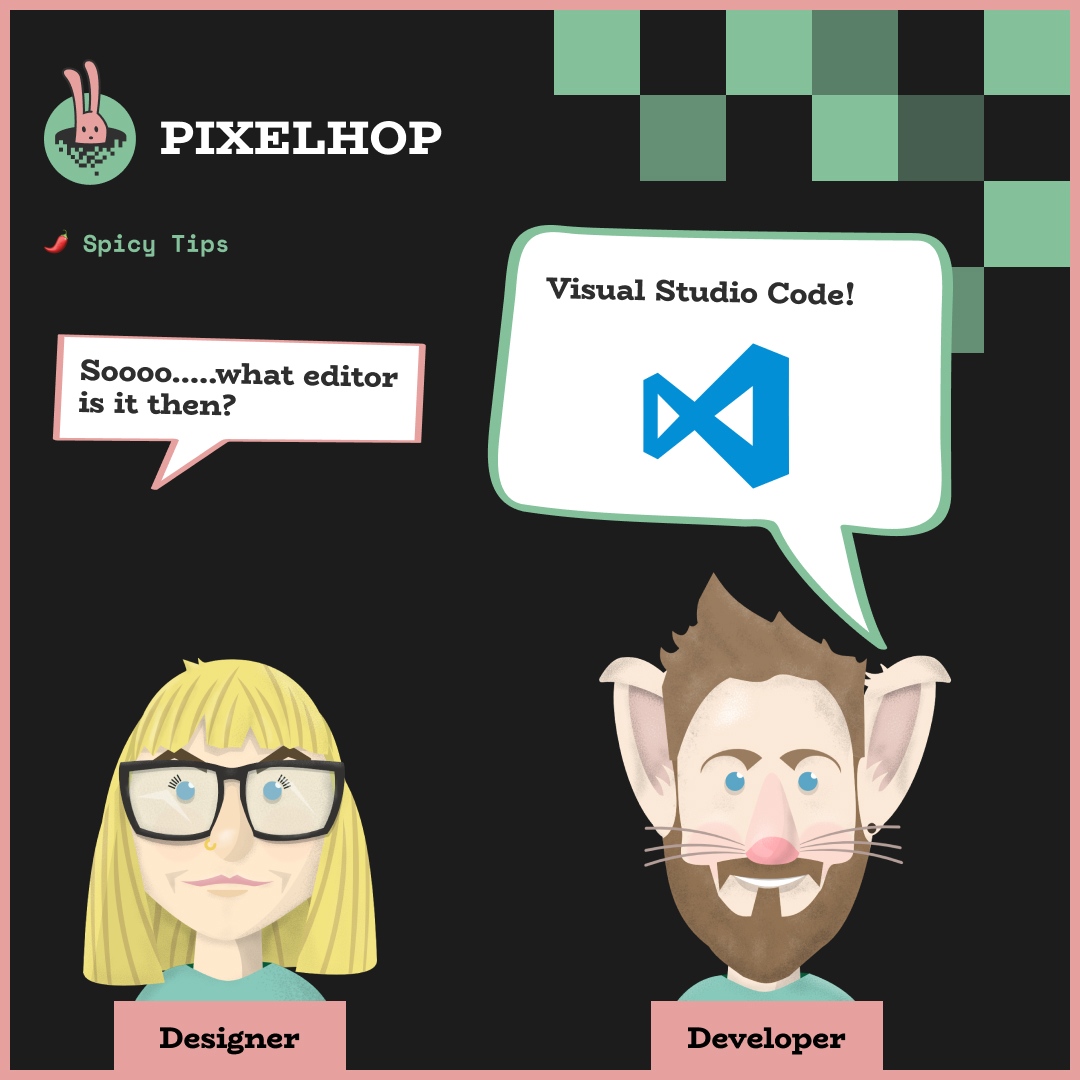 pixelhopio's tweet image. Have you ever sat with your colleagues discussing work when someone says something, and you suddenly stop listening because you are confused? Don&apos;t worry; Pixelhop has your back.

This week, Chris tells us which code editor he believes is best.

#visualstudiocode #codeeditor