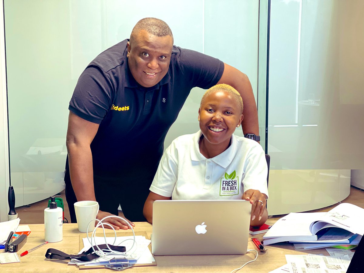 begottensun's tweet photo. Gate crashed Let’s Farm Africa HQ today. Very proud of the work my wife @NomalisoN and #Nthabiseng are doing. Seeing what was an idea 2 yrs ago become a reality! #totalenergies #AgraGoGetters #GIZ #SAIS #MarryUp https://t.co/2cM1o99bFi