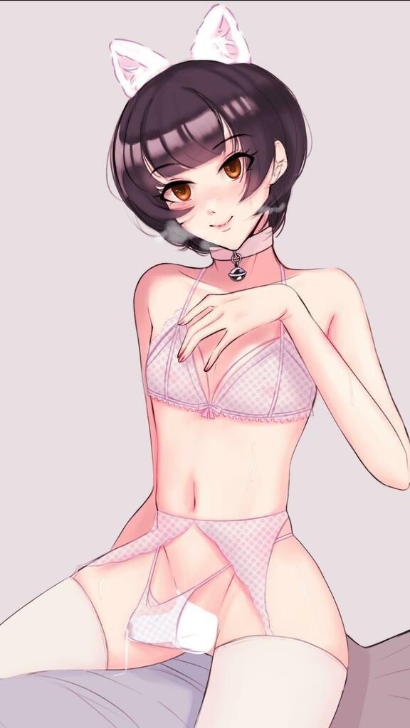 想穿着情趣内衣在家里晃悠直到老公回家。可是我没有老公，我也没有家
#伪娘