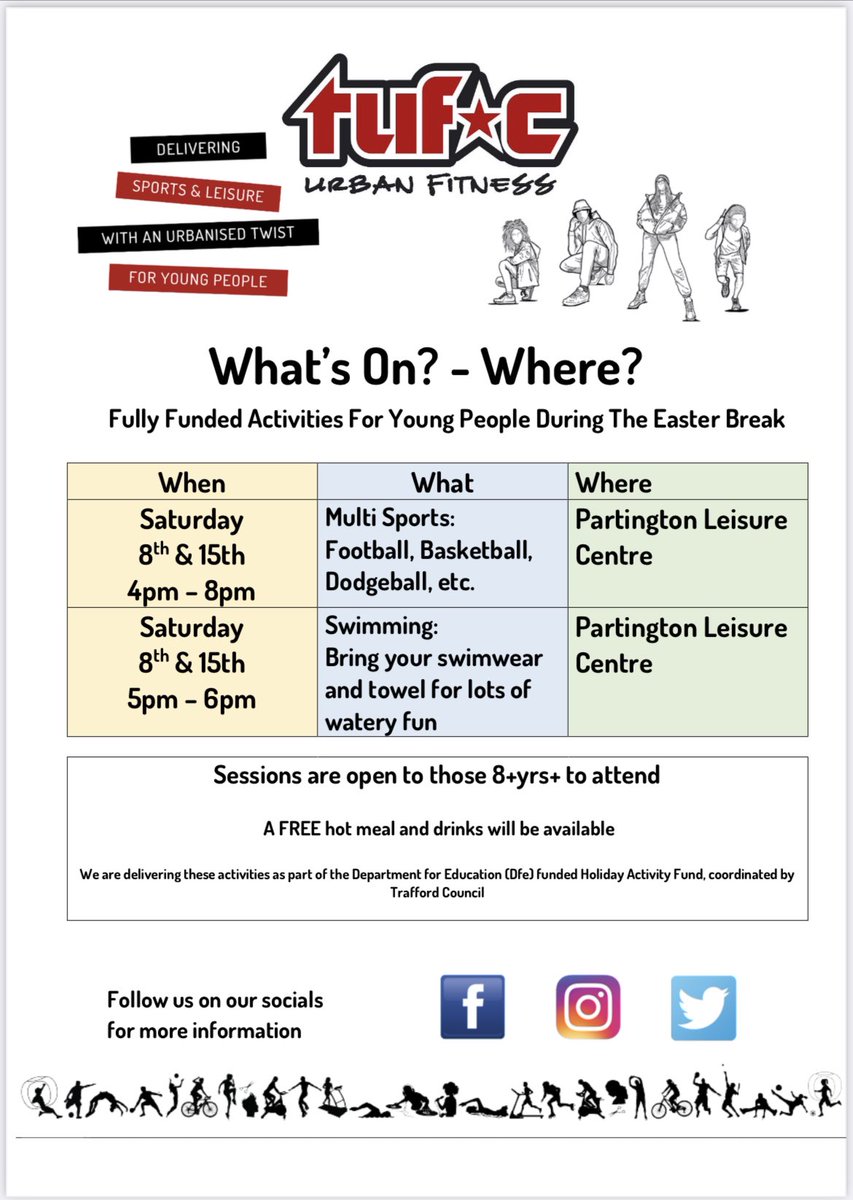 Holiday activities for young people! #haf #youngpeople <a href="/TraffordCouncil/">Trafford Council</a> #partington #trafford
