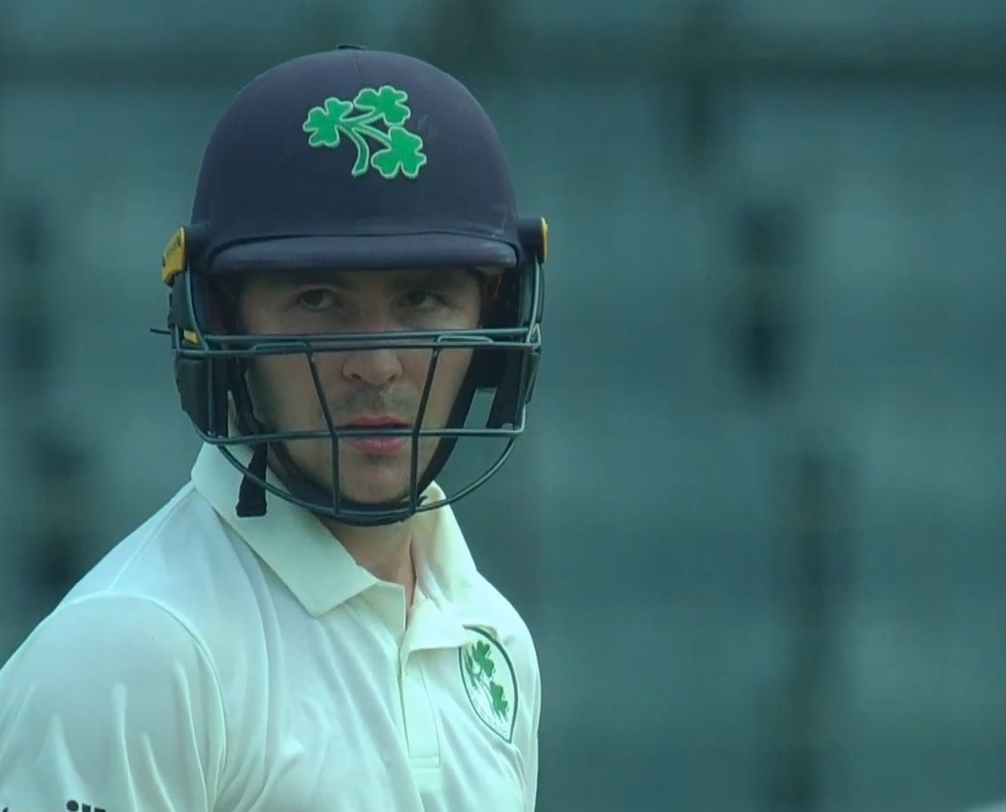 Tector and Campher bring up their 5️⃣0️⃣ partnership!

This is our highest fourth-wicket stand in Tests 👏

And the team 💯 comes up in the same over, as we move to 100-3 after 36 overs.

Watch ➡ clubber.ie
Live score ➡ live.nvplay.com/ireland

#BackingGreen