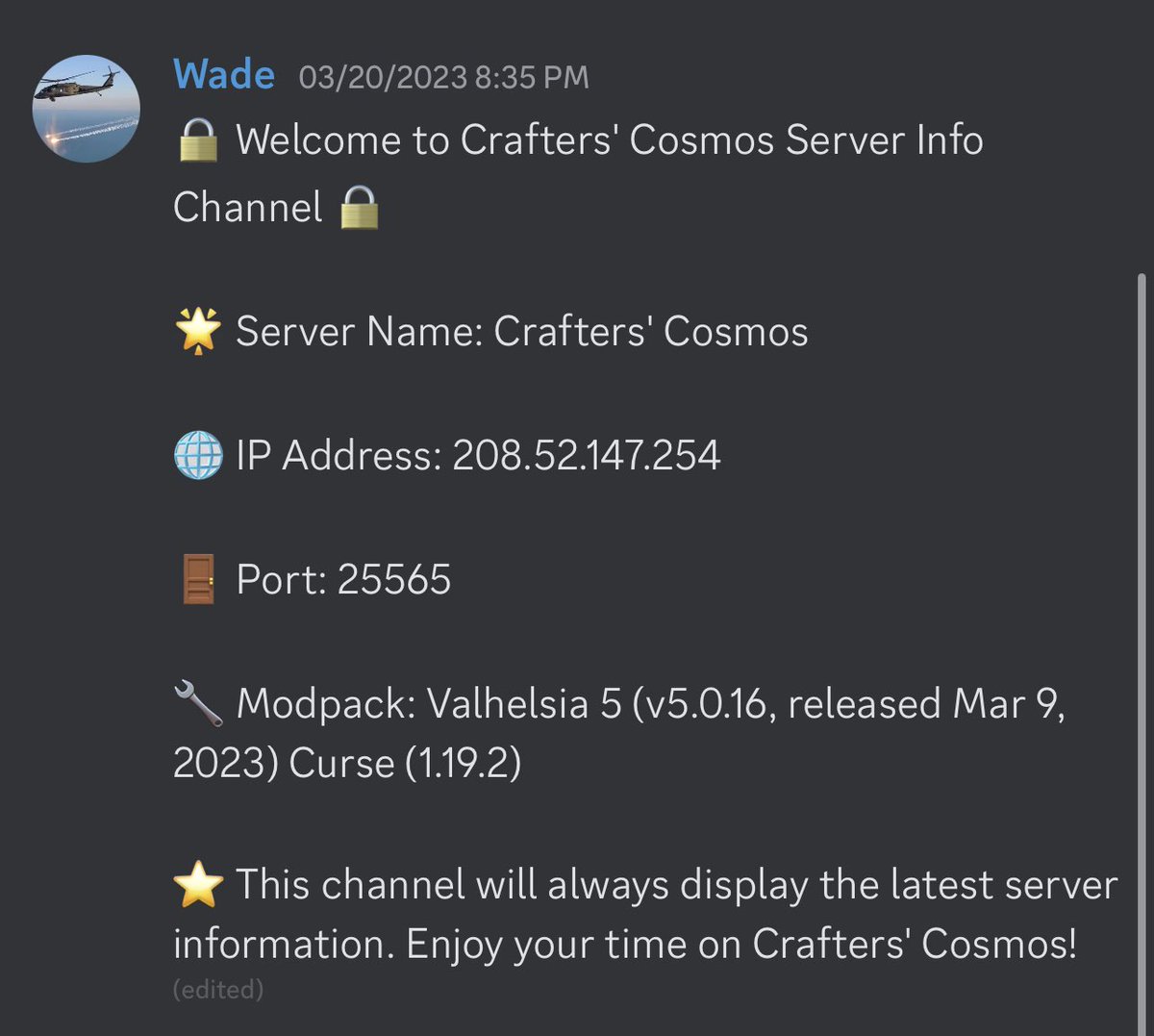 WadderBot's tweet photo. Come and join the MC server. No discord needed. Just want more people to play! https://t.co/2Rnrh9W4pO https://t.co/ttrAkUUw0g