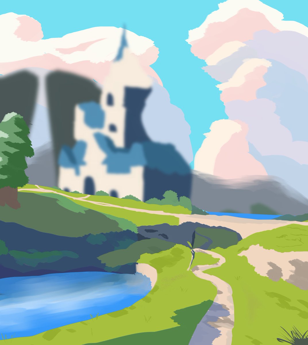 ReginaMentis's tweet photo. The Month of the Bunny has certainly borne fruit in helping me speed up my work; I even had time and energy to do this today. Haven't practiced backgrounds in long, I'll certainly have to do so in the coming months. https://t.co/fa5UMsVbtj