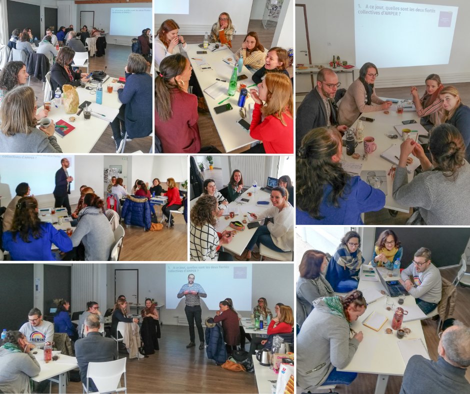 L'ensemble des structures MSA Services et MSA travaillent sur le projet d'entreprise 2023-2025. Les salariés des services administratifs AMPER ont planché sur les thématiques et actions à mener.  Des échanges en groupe constructifs et dans la convivialité
#management #entreprise