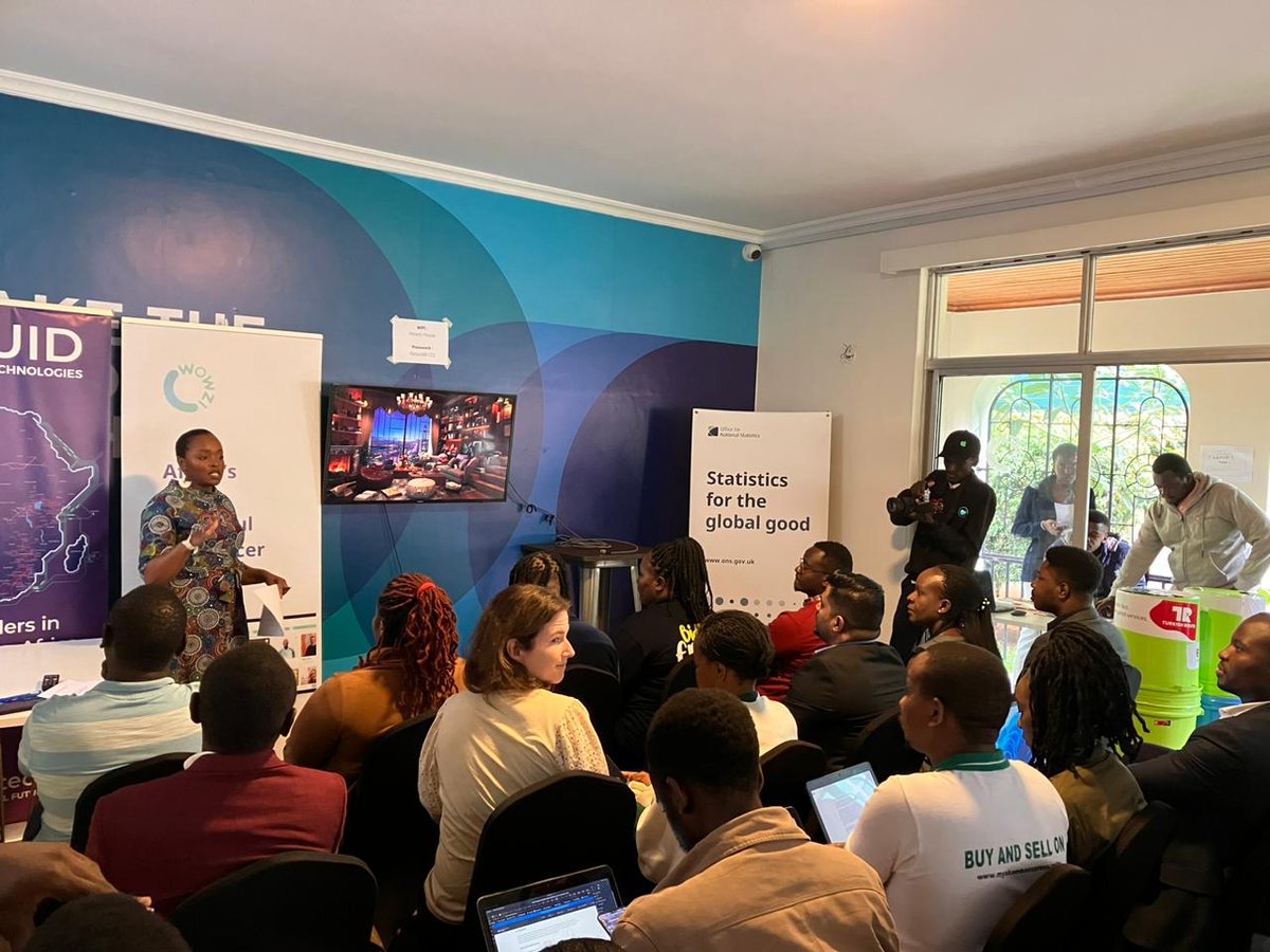 WowziTheWorld's tweet photo. Wrapping up the Food Security Hackathon today! Caroline from the Office of National Statistics kicking off the final day with an insightful intro session to our participants.
#FoodSecurityKe
#HackForFoodKe https://t.co/rw8b8gMMYo