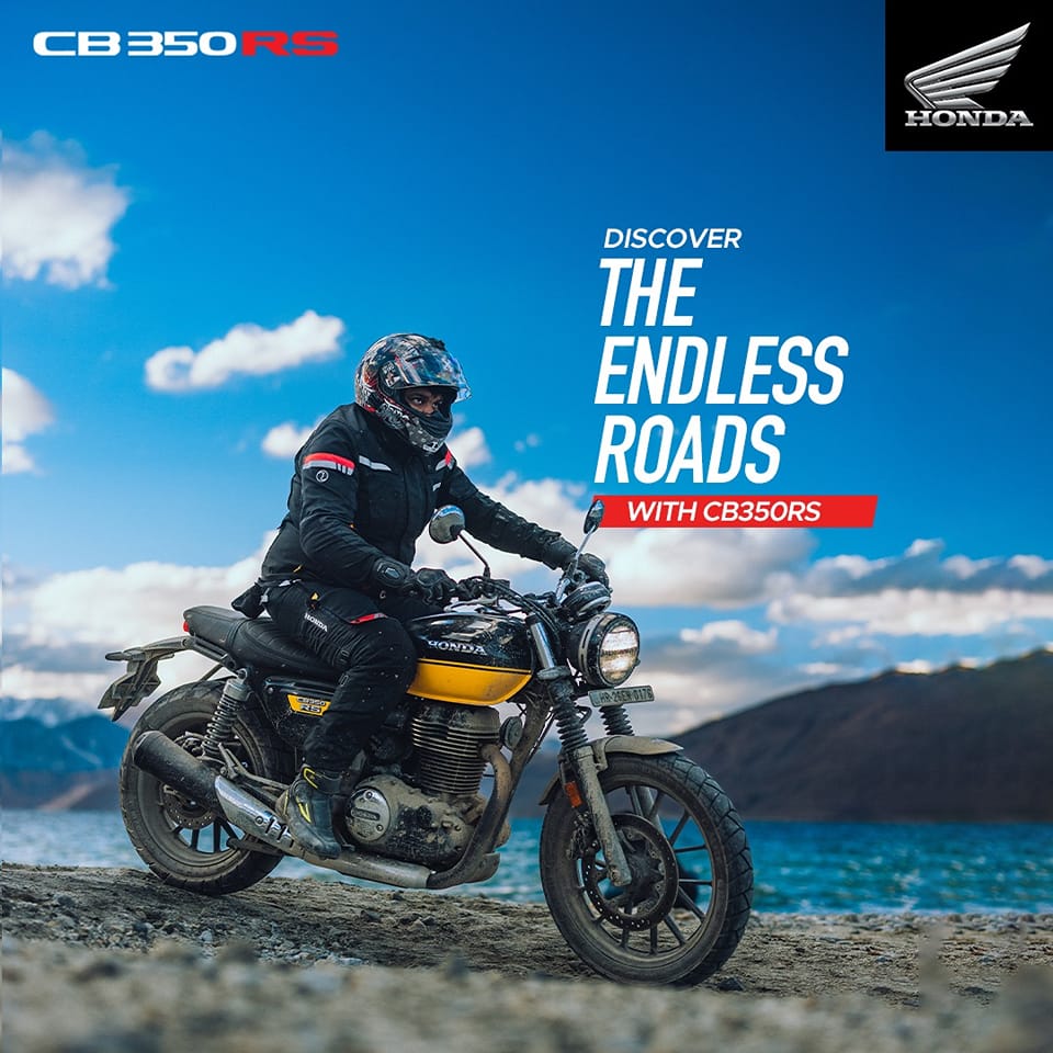 Take the path less travelled and make your ride a memorable one with #CB350RS

#HondaBigWing #LiveYourStory #bikes #BigBikes #motorcycles #bikerides #bigwingpatna