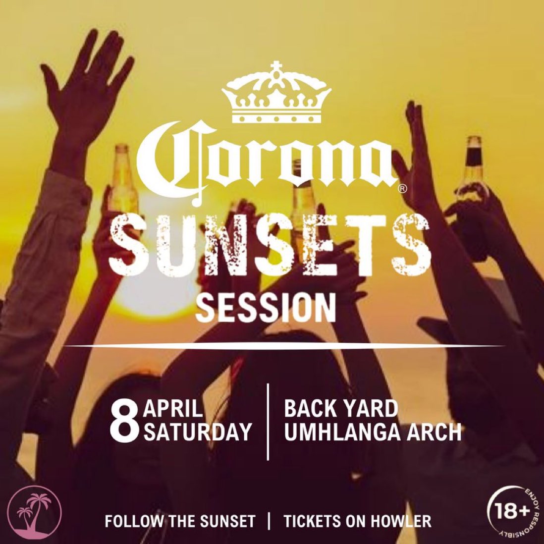 GeorgeBeatsSA's tweet photo. Join the excitement at #CoronaSunsetUmhlanga this coming Saturday and have an unforgettable experience! The event will take place at Back Yard Rooftop Bar, Umhlanga Arch from 2:00pm until midnight on April 8th, 2023 (Saturday). Secure your tickets now by visiting https://t.co/PyOYDzmAeW