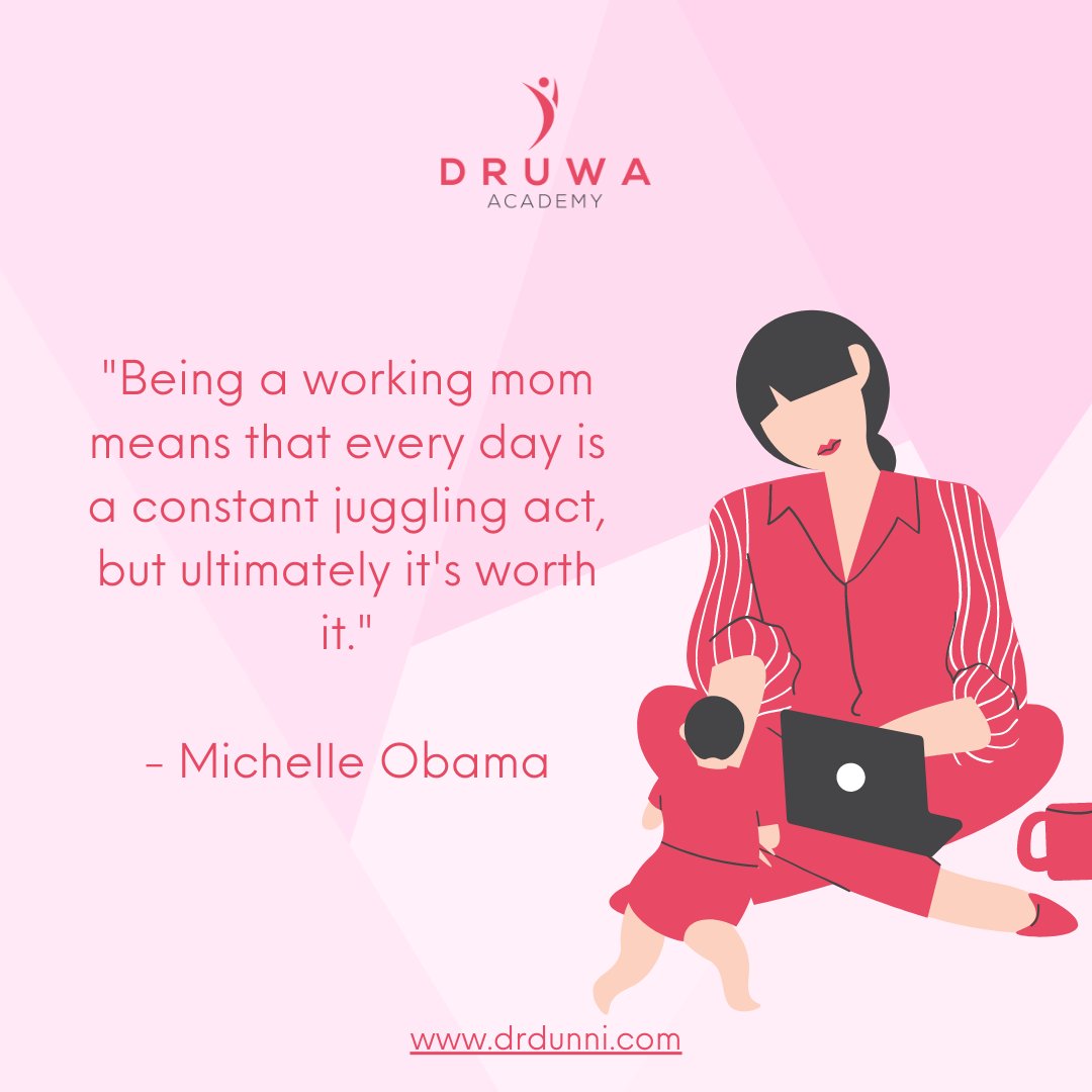 Keep pushing, working moms! 

#momempowerment #workingmother #mumpreneur #mominbusiness #mothersinbusiness