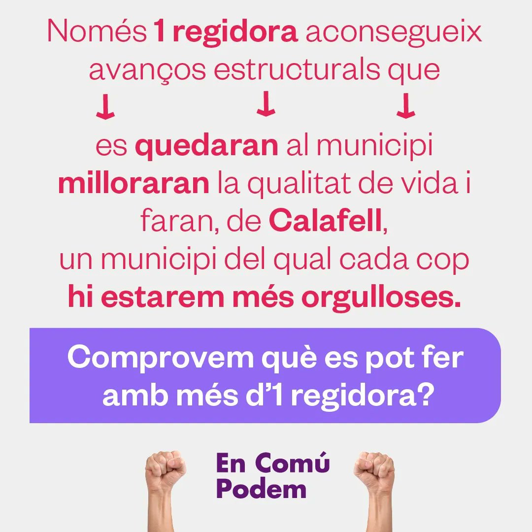 ComunsCalafell's tweet photo. ☝🏼 El passat 1 d'abril, l'actual regidora a l'Ajuntament pel nostre grup @encomupodemcalafell, presidenta de la Comissió de Igualtat 🏳️‍🌈 i cap de llista per a les municipals de 2023, @iboubayona https://t.co/r3cNrsNoSV