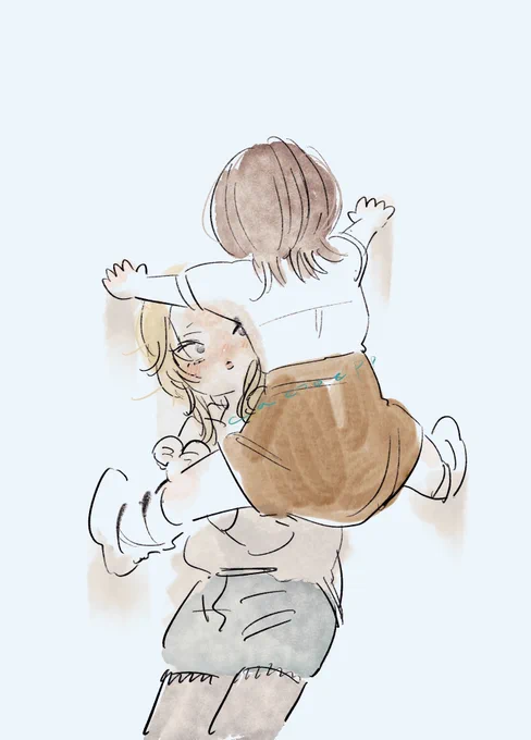 蝉ドン #鼬と狐  #創作百合 