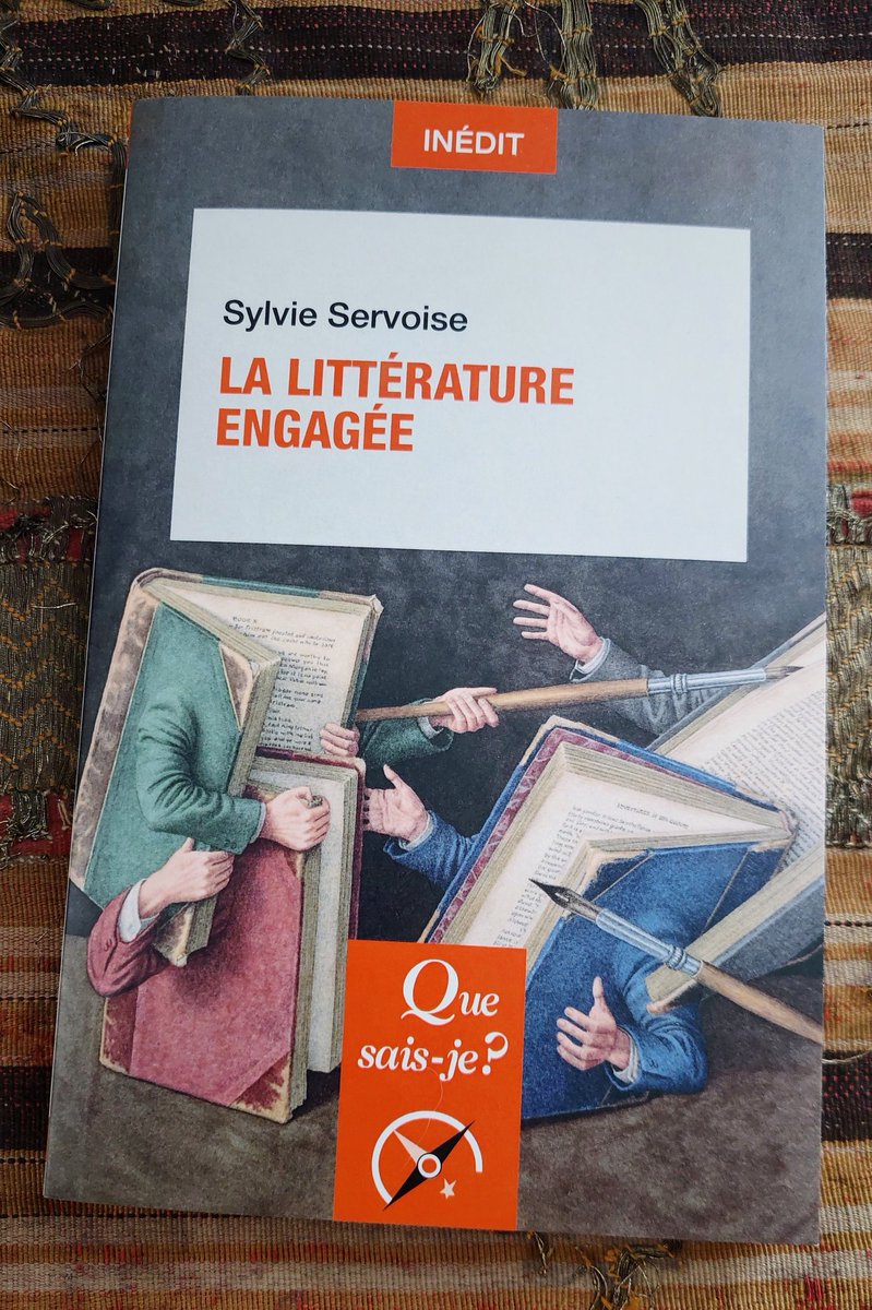 raisonpublique's tweet photo. "La littérature engagée a ses hauts faits, ses hérauts, ses heures de gloire...". Elle a maintenant son @Coll_Quesaisje ! Sous la plume de Sylvie Servoise. https://t.co/wcTyTkl3IF